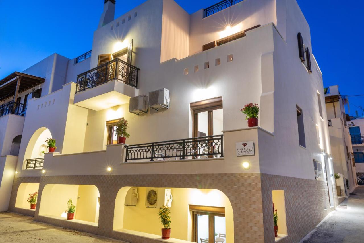 Naxos Diamond Studios Apartments Naxos City Екстер'єр фото